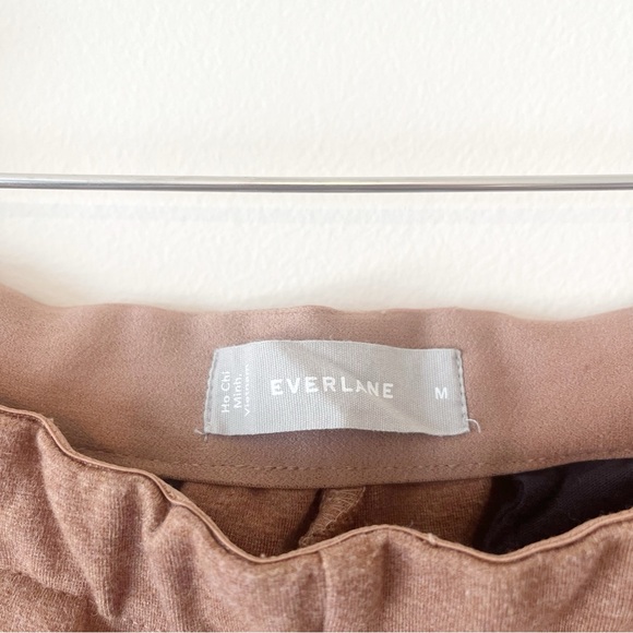 Everlane The Dream Pant Cropped Relaxed Trouser Sweatpants in Heathered Auburn - Picture 3 of 8